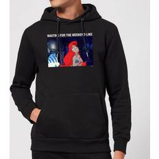 Negro Ropas de lluvia Disney Sudadera con capucha Little Mermaid Weekend Wait - Negro