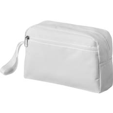 Bianco Necessaire Bullet Borsa da toilette da transito Rosso/Bianco/Nero