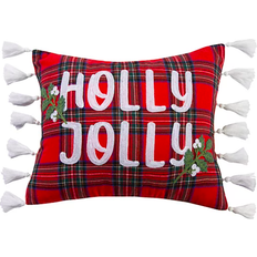 Levtex Home Thatch Home Spencer Plaid Holly Jolly Oblong Complete Decoration Pillows Multicolour (45.72x35.56cm)