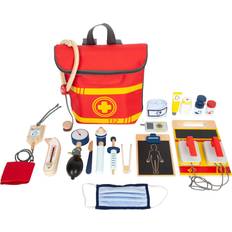 Holzspielzeug Rollenspiele Small Foot Emergency Doctor's Backpack