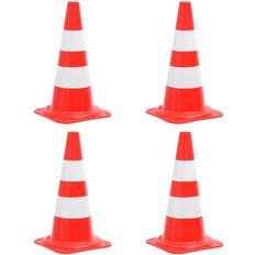 Plastic Vehicle Accessories vidaXL Traffic Cones 4pcs 50cm