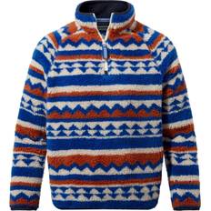 Craghoppers Reagan Half Zip Childrens Fleece Winter Lagoon Print