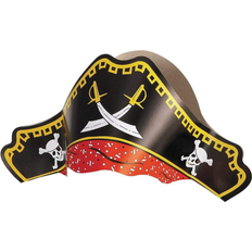 Rød Festhatte Unique Party Pirate Hats Pack Of 4 Party