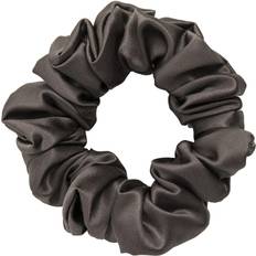 Silk Hair Scrunchie Dark Grey