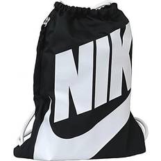 Black - Men Gymsacks Nike Men Heritage Gym Sack Black/White/White, One Size/43 x 33 cm