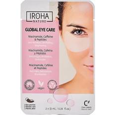 Sin Parabenos Máscaras para los ojos Iroha GLOBAL EYE CARE niacinamide, caffeine & peptides 2 u