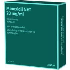 Minoxidil 20 mg ml Minoxidil NET 20mg 60ml 3 st Lösning