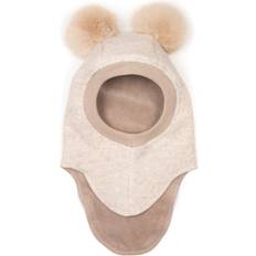 Big Bear Elephant Hut Alpaca Pompoms - Sand/ Camel Pompoms (3501SC)