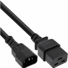 Installationskabel 3x1.5 mm² InLine 16659G Power Adaptor Cable IEC-60320 C14 to C19 3 x 1.5 mm² Max. 10A, black, 2m