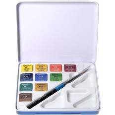 Daler Rowney Arts et Métiers Daler Rowney Aquafine Travel Set 10 Half Pan