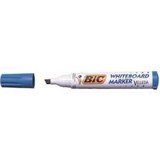 Rojo Artes y Manualidades Bic 1751 Whiteboard Marker Medium Chisel Blue Pack of 12