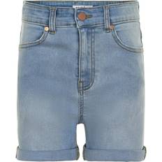 jeans short lyseblå denim