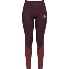 Hardlopen - Rood Panty's Odlo Tights Run Easy Warm - Zwart