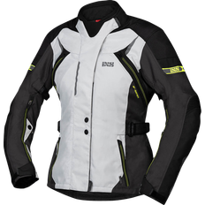 IXS Motorjassen iXS Damen Jacke Tour Liz-ST grau-schwarz-gelb D3XL