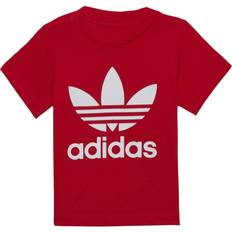 1-3M Magliette Adidas T-shirt TREFOIL TEE - Rosso