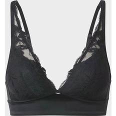Esprit BH:ar Esprit Satin Spets Trådlös Vadderad Behå - Mörkrosa
