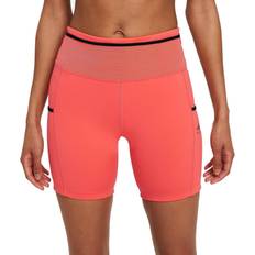 Nike Epic Luxe Short Trail Leggings - Red - Female Beige