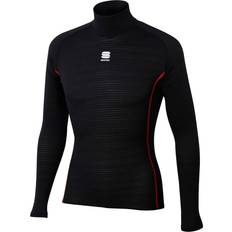 Poliéster Camisetas Térmicas Sportful Camiseta Interior BodyFit Pro BaseLayer Manga Corta Negro - Black