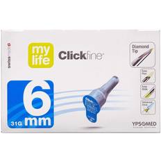 MyLife Sundhedsplejeprodukter MyLife Clickfine Penkanyle 31G 6mm 100-pack