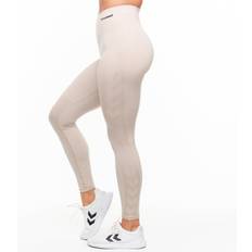 Marrón - Mujer Medias Hummel Hmlclea Seamless Mid Waist Tig Chateau Gray Female