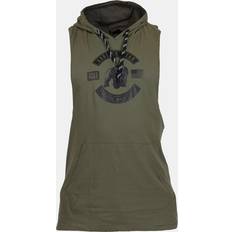 Gorilla Wear Tops Gorilla Wear Lawrence Mouwloze Hoodie - Legergroen