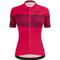 Santini Womens Tono Profilo Jersey Raspberry