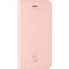 Apple iPhone X/XS Flipcover m. Kortholder Lyserød