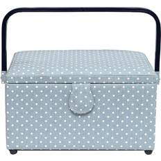 The Works Korbond Tiny Dots Sewing Basket