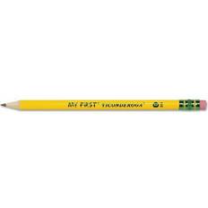 Yellow Ballpoint Pens Ticonderoga My First Ticonderoga Wooden Pencils, No. 2 Medium Lead, Dozen (33312)