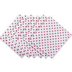 Red Paper Napkins Design Imports Lil Hearts 6-pc. Napkins, One Size Red Red One Size