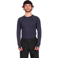 Grå - Herre - Træningstøj Toppe svedundertøj Artilect M-Boulder 125 Crew Base Layer Top dusk blue/black