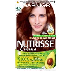 Garnier hair dye Garnier Nutrisse Permanent Hair Dye (Various Shades) 4.5 Auburn Red