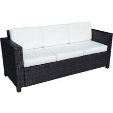 Blu Divani da Esterno OutSunny Rattan 3 Seater 01-0719 Divano da Esterno