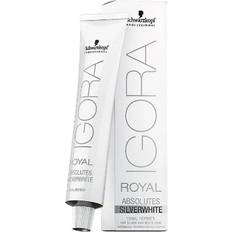 Silver Permanent Hair Dyes Schwarzkopf Professional Igora Royal Absolutes White Silver Salons Direct 60ml
