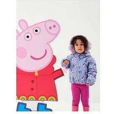 Violet Imperméables Regatta Peppa Pig Veste Chaude Matelassée Imperméable À Capuche Vert