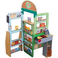 Tre Butikkleker Kidkraft Lets Pretend Wooden Grocery Store