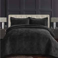 Tribeca Living Capri 3-pack Bedspread Gray (243.84x233.68cm)