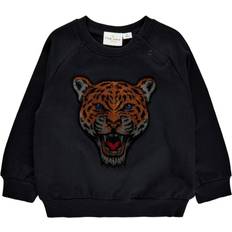 The New Siblings Sweatshirt - Schwarz/Leopard