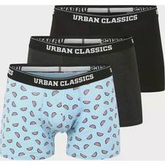 Urban Classics Rosa Underkläder Urban Classics Boxershorts antracit ljusblå XXXL