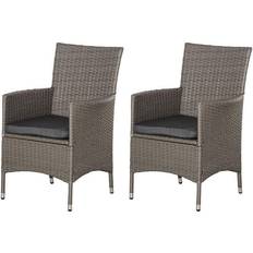 Garden & Outdoor Furniture OutSunny 861-004 2-pack Garden Dining Chair