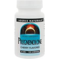 Vitamins & Supplements Source Naturals Pregnenolone Cherry Flavored, 10 mg, 120 Lozenges