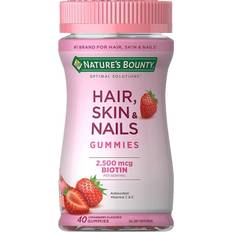 Fragola Integratori Natures Bounty Optimal Solutions Hair Skin & Nails Gummies 40ct