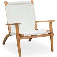 BALKENE HOME Walker Folding Wooden Outdoor Lounge Chair