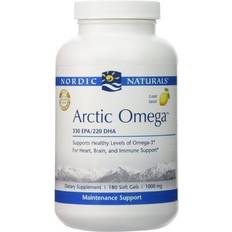 Natural Fatty Acids Nordic Naturals Arctic Omega Lemon 1 000 mg 180 Soft Gels