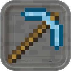 Birthdays Disposable Plates Minecraft Disposable Plates Birthday Party 8-pack