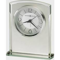 Glass Table Clocks Howard Miller Glamour Tabletop Clock Table Clock 12.7cm