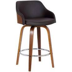 Black Bar Stools Armen Living Alec Bar Stool 39"