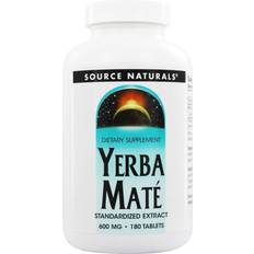 Vitamins & Supplements Source Naturals Yerba Mate Standardized Extract 600 mg. 180 Tablets