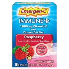 Vitamins & Supplements Alacer Emergen-C Immune Plus Raspberry Vitamin 10 Packets Vitamin C 10 Packets