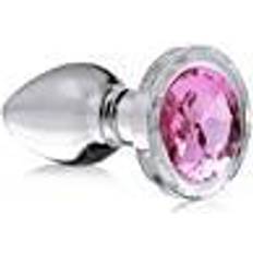 Booty Sparks Pink Gem Glass Analplugg